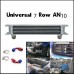 Universal Car Oil cooler Silver 7 Row AN10 Engine Transmission 248mm Oil Cooler w/ Fittings Kit