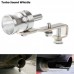 4 Size Universal Car Turbo Sound Simulator Muffler Silver S/M/L/XL Fit for Motorcycle/Car Straight Muffler