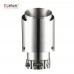 Car Stainless Steel Muffler Tip Exhaust System Universal Straight Silver Decoration Exhaust Pipe Mufflers For Akrapovic