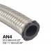 AN4 Stainless Steel Double Braided Oil Fuel Hose Fuel Hose Line Universal Car Turbo Oil Cooler Hose 3.28/9.84/16.4 Feet