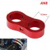 AN8 Braided Rubber Hose Line Clamp Aluminum Anodized Line Separator Separator Divider Clamp Kit Black Blue