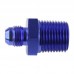 Male AN6 to 1/2 NPT 1/4 NPT 3/8NPT M10*1.5 M20*1.5 Straight Adapter Flare Fitting auto hose fitting Male Oil cooler fitting
