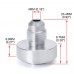 Aluminum AN4-AN Straight Male Weld Fitting Adapter Weld Bung Nitrous Hose Fitting Silver SL17-7204