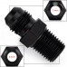 (AN6-NPT1/4) AN6 to 1/4 NPT Straight Adapter Flare Fitting auto hose fitting Male SL816-06-04-011