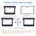 Seicane Double Din Car Stereo Fascia for 2010 Nissan N400 Opel Movano Renault Master III Dash Panel Dash Bezel Kit Cover Trim