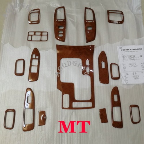 Automotive Interior Wood Grain Dash Trim Kit Fit For Toyota Land ...