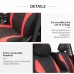 Car Seat Covers Interior Accessories Airbag Compatible Seat Cover For Lada Volkswagen Red Blue Gray Seat Protector