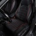 PU Leather Front Car Seat Covers Fashion Style High Back Bucket Car Seat Cover Auto Interior Car Seat Protector 2PCS