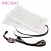 12V Universal 6 Level Round switch 12V Carbon Fiber Universal Car Heated heating Heater Seat Pads Winter Warmer Seat Covers KI