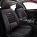 Red leather car seat cover For ford focus 2 mk1 mk3 mondeo mk4 fiesta mk7 fusion kuga ranger explorer 5 figo taurus accessories