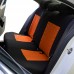 Car Seat Covers Full Set Car Seat Protector Auto Seat Covers Polyester Fabric Universal Fits Most Cars Covers Orange