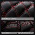 Universal Car Seat Cover PU Leather Car Seat Covers Protect Cushion Auto Front Seats Backrest Cushion Car Interior Accessories