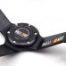 PVC Ralliart Sport Steering Wheel 350mm 14 inch Black Spoke Universal Racing Steering Wheel