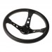 Sport Steering Wheel Universal 4 inch PVC Leather Auto Racing Steering Wheels Q9QD