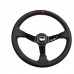 modified racing 14 inch 350mm deep concave drift steering wheel / carbon grain PVC steering wheel