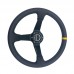 Car Race Steering Wheel 14inch 350mm PVC Leather Aluminum Frame Racing Sport Steering Wheel With Horn Button
