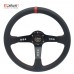 Car Sport Steering Wheel PVC Alcantara Universal 14 Inches 350MM Aluminum Retrofit Modified Volante