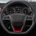 Hand stitched Black Suede Car Steering Wheel Cover For Seat Leon Cupra R Leon ST Cupra Leon ST Cupra Ateca Cupra Ateca FR