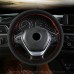 Premium Fur Steering Wheel Cover Braiding Car Steering Wheel Case Non-slip Suede Matte Leather Braiding For Steering Wheel