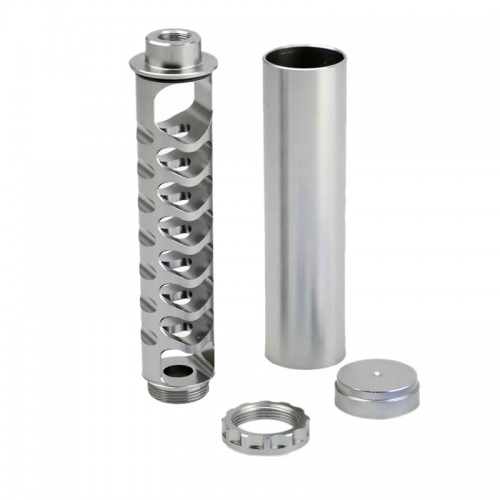 Titanium Solvent Trap Kit, 6 inch 1/2-28 5/8-24 Fuel Fiter, 1.38