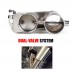 2.25 2.5 3 Double Electric Exhaust Cutout Kit Y pipe Exhaust Control Valve With Dual Valve System 1 Drag 2 Remote Control