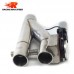 Super Pop Design 2.0 inch Stainless Steel Y-Pipe doubled valve Pipe Muffler Exhaust cutout Remote Control  PP-YT20R