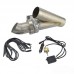 2.0 Inch Dual Electric Exhaust Cutout With Manual Switch