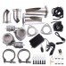 3 Inch Stainless Steel Dual Exhaust Cutout Be-Cut Pipe Kit