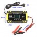 12V 24V 8A Automatic Smart Battery Charger, 3-stage smart Battery Charger, Car Battery Charger for GEL WET AGM Battery