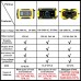 Car Battery Charger 12/24V 8A Touch Screen Pulse Repair LCD Fast Power Charging Wet Dry Lead Acid Digital LCD Display