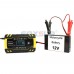 24V 4A 12V 8A Full Automatic Car Battery Charger Pulse Repair LCD Display Smart Fast Charge AGM Deep Cycle GEL Lead-Acid