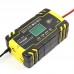 24V 4A 12V 8A Full Automatic Car Battery Charger Pulse Repair LCD Display Smart Fast Charge AGM Deep Cycle GEL Lead-Acid