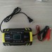 12V/24V 8A  3 Stage Automatic Battery Starting Fast Charger Suitable Car Motorcycle Truck AGM Deepcycle GEL Lead-Acid