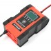 12V 24V 6A car battery charger pulse repair 7-stage charger for lithium iron lead acid lithium battery motorcycle charger