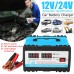 110V/220V 12V/24V 6-400AH 20A Full Automatic Car Battery Charger Protable Auto Motorcycle Batteries Power Supply Charging Units