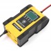 Automatic Car Battery Charger 12V 24V 7-Stages Chariging Pulse Repair With LCD Display Support Lithium LiFePO4 Lead-Acid