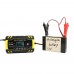 Car Motorcycle 12V 8A 24V 4A Pulse Repairing Battery Charger With Lcd Display Agm Gel Wet Lead Acid Battery Charger