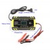 Car Motorcycle 12V 8A 24V 4A Pulse Repairing Battery Charger With Lcd Display Agm Gel Wet Lead Acid Battery Charger