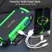 High Capacity 16000mAh Starting Device Booster 12V Portable Car Jump Starter Cables Power Bank Car Starter Battery Charger