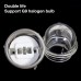 110V / 220V G9 Oven Lamp Base High Temperature Resistant Oven Lamp Holder Light Socket Supports For G9 Halogen Bulbs