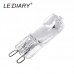 20pcs Halogen G9 Bulbs 110V/220V Super Bright 25/40/60W 2700K Warm White Bulb For Chandelier Indoor Lighting Fixtures