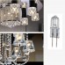 10PCS Halogen G4 Lamp Light Bulbs AC12V 20W JC Type Clear Halogen Inserted Beads Crystal Lamp Warm white Color Brightness L