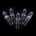 5PCS Halogen G5.3 24V Lamp 35W / 50W Halogen Light Warm Bulb Base Clear Halogen Inserted Crystal Lamp