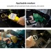 4AN Nylon Fuel Line Kit, 4AN PTFE Fuel Line Fitting Kit,E85 Nylon Braided Fuel Hose 10FT(3/16Inch ID)
