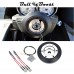 Performance Steering Wheel Hub Adapter, Car 6-Hole Quick Release Adapter Kit For 350Z 370Z G35 G37 Amada Versa, Black