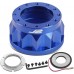 2 inch 6-Bolt Aluminum Steering Wheel Hub Adapter Blue Compatible with 88-91 Civic CRX / 90-93 Integra