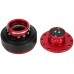 Steering Wheel Hub Adapater, Universal Racing Car Steering Wheel Quick Release Adapter Hub Boss Kit with Button Ball