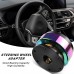 Steering Wheel Hub Adapter, Quick Release Hub Adapter Universal Car Aluminum Steering Wheel Alloy 6 Hole Snap Off Boss Kit