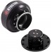Kyostar Quick Release, Carbon Fiber Ring Steering Wheel Quick Release Hub Adapter Boos Kit Black 8306# 8305#