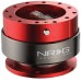 NRG 2.0 Quick Release Steering Wheel, NRG Steering Wheel Quick Release Kit Gen 2.0 Red SRK-200RD Universal